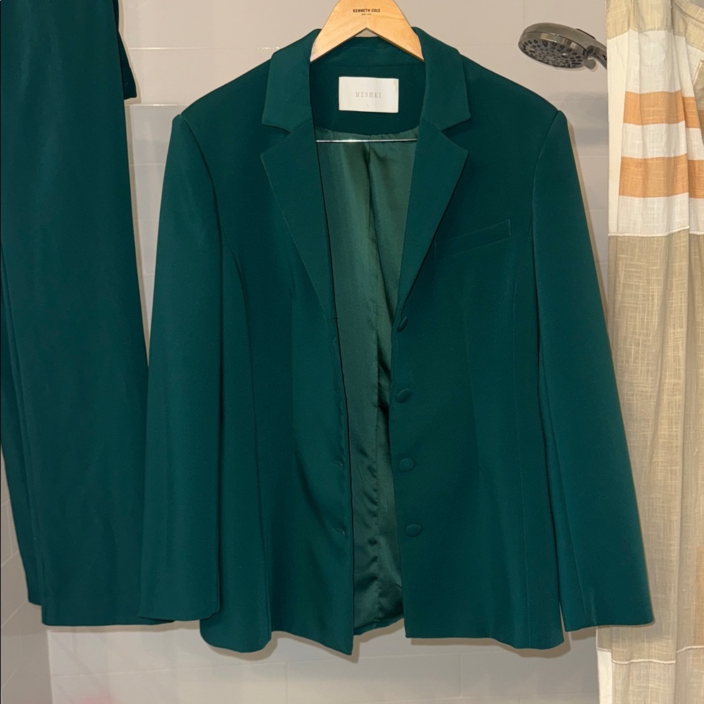 Meshki Dark Green Blazer